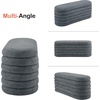 image:imageMCombo Storage Ottoman Bench Upholstered Fabric End of Bed Bench with Storage Footstool for Bedroom Living Room Entryway W495 GreyGrey