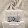 image:imageMCombo Swivel Accent Chair Modern Tufted Upholstered Armless Chairs Wide Seat Single Sofa Chair for Living Room Bedroom Nursery Room LW753 Cream WhiteCream White