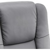 image:imageMCombo Swivel Recliner with Ottoman Chair TV Chair Sets with Vibration Massage for Small Space Living Room Bedroom 9096 9099 Faux Leather Dark BrownGrey