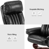 image:imageMCombo Swivel Recliner with Ottoman Faux Leather TV Chair with Vibration Massage Ideal for RV Small Space Living Room amp Bedroom 4999 Faux Leather BurgundyBlack