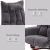 image:imageMCombo Swivel Recliner with Ottoman TV Chair Sets with Vibration Massage Ideal for Small Space Living Room amp Bedroom 4188 BlueGrey