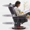 image:imageMCombo Swivel Recliner with Ottoman TV Chair Sets with Vibration Massage Ideal for Small Space Living Room amp Bedroom 4188 BlueGrey