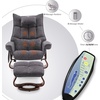 image:imageMCombo Swivel Recliner with Ottoman TV Chair Sets with Vibration Massage Ideal for Small Space Living Room amp Bedroom 4188 BlueGrey