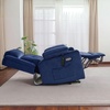 image:imageMCombo Triple Motor Power Lift Recliner with Massage and Heat Electric Recliner Chair for Elderly People Adjustable Headrest Infinite Position Cup HoldersUSB Ports Fabric 7661Navy Blue MediumNavy Blue