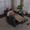 image:imageMCombo Triple Motor Power Rocker Recliner with Adjustable Headrest FSC Certified Oversized Leather Recliner Chair for Living Room Nursery Infinite Position USB amp TypeC 6277 Navy BlueDark Grey