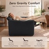 image:imageMCombo Wall Hugger Power Recliner Chair for Adult ST280 Black  256 ExtraWide Recliner Power Headrest Zero Gravity USB A amp C Charge Ports Living Room Breathable Faux LeatherBlack