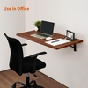 image:imageMCombo Wall Mounted Workbench with Solid Wooden Tabletop for Garage Laundry Folding Worktable for Home Office Washroom AD90Rectangular