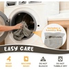 image:imageMCombo Waterproof Recliner Chair Cover Velvet Non Slip Recliner Cover with Cup Holder Access and Pockets Washable Furniture Protector Recliner Slipcover for Pets and Kids Champagne 20Champagne