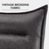 image:imageMCombo Wingback Accent Chair with Ottoman Modern Bronzing Fabric Upholstered Club Chair for Small Space Living Room 4400 Dark GreyDark Grey
