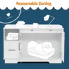 image:imageMCombo XLarge Cat Litter Box Furniture Hidden with Drawer Pet Enclosed Litter Bench Wooden Hideaway Extra Large Indoor Cat House Kitten Washroom Storage Bench CT46White
