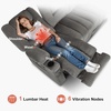 image:imageMCombo Zero Gravity Power Reclining Sofa with Heat and Vibration Massage 3 Seater Reclining Couch with USB Ports Cup Holders for Living Room Fabric PR648SET BeigeGrey