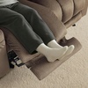 image:imageMCombo Zero Gravity Power Reclining Sofa with Heat and Vibration Massage 3 Seater Reclining Couch with USB Ports Cup Holders for Living Room Fabric PR648SET BeigeDark Brown
