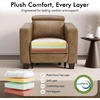 image:imageMCombo Zero Wall Hugger Power Recliner Chair for Adult HL128 Ginger  Power Headrest USB A amp C Charge Ports Small Spaces Solid Wood Legs Breathable Faux LeatherGinger
