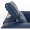 image:imageMCombo Zero Wall Recliner Chair Wall Hugger Power Recliner Chair with Adjustable Headrest High Wood Leg USB amp Type C Dual Charge Ports for Living Room Small Spaces HL128 Textile GreyBlue