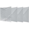 image:imageMCombo 10x10ft 5Sided PopUp Gazebo Tent Only Screened Outdoor Shelter with Netting Quick Setup Patio Pavilion No Wind Panels Included 1024 Silver Gray 10x10ft PopUp Gazebo Tent OnlySilver Gray