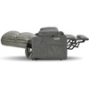 image:imageMCombo 180 Lay Flat Power Lift Recliner Chair for Elderly Dual Motor Lift Chair with FullBody Heating for Sleeping Extra Wide SeatImitation Rabbit Fur R7123 Light GreyDark Grey