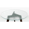 image:imageMCombo 22 Inch Round Glass Table top Water Wave Finish Tempered Glass 14 Thick Flat Polish Edge Clear Glass Table Top for Coffee Table Dining Table Clear 0122Clear