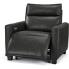 image:imageMCombo 272 Oversized Power Recliner Chair Zero Gravity Recliner with Solid Wood Legs USB A amp C Charge Ports Wall Hugger Power Reclining Chair for Living Room Breathable Faux Leather HL178 TanDark Grey