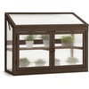 image:imageMCombo 2Tier Wooden Cold Frame Garden Greenhouse Raised Flower Planter Shelf Bed Protection 60570160 OrangeBrown