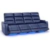 image:imageMCombo 4 Seat Zero Gravity Power Reclining Sofa for Adults Home Theater Seating with Power Headrest FSC Certified USB amp Type C Ports Armrest Storage amp LED Light HTS432M4