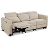 image:imageMCombo 622 Reclining Loveseat Wall Hugger Power Loveseat Recliner Sofa with Adjustable Headrest USB A amp C Charge Ports Wood Legs for Living Room Fabric HL198M1CoffeeBeige