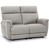 image:imageMCombo 708 Zero Gravity Power Loveseat Recliner Sofa with Massage and Dual Heating Adjustable Headrest USB amp Type C Port for Living Room Fabric PR606M2 Dark GreyMist Grey