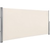 image:imageMCombo 78 x 138 Aluminium Patio Retractable Side Awning Fully Assembled Waterproof Sunshade Privacy Screen for Garden Balcony and Pools Beige 78x138Beige