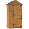 image:imageMCombo Large Outdoor Storage Cabinet with 3 Shelves 80 Inches Tall Outside Storage Shed with Floor Oversize Garden Shed for Yard Lawn Patio 1998