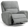 image:imageMCombo Oversized Power Recliner Chair for Big and Tall People Heavy Duty Power Recliners 400lbs USB amp Type C Charge Ports for Living Room Office Fabric OE675 Light GreyLight Grey
