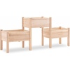 image:imageMCombo Raised Garden Bed 3 Tier Outdoor Wood Elevated Planter Box Kit Raised Garden Boxes for Vegetables Herb and Flowers 72 x 177 x 315 Inches 0908 NaturalNatural