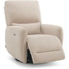 image:imageMCombo Swivel Glider Rocker Power Recliner Chair Electric Swivel Rocker Recliner with USB Charging Ports for Living Room and Nursery Fabric 6922 BeigeBeige