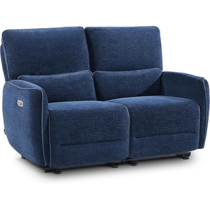 image:imageMCombo 60 Wall Hugger Power Loveseat Recliner Sofa with Adjustable Headrest RV Reclining Loveseat with USB and Type C Charge Ports for Living Room 6924 Navy Blue LoveseatNavy Blue