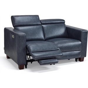 image:imageMCombo 614 Zero Wall Hugger Power Loveseat Recliner Sofa HL198M1 Grey  Power Headrest USB A amp C Charge Ports Solid Wood Legs Small Spaces Living Room Breathable Faux LeatherPacific
