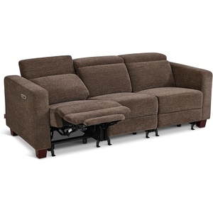 image:imageMCombo 622 Reclining Loveseat Wall Hugger Power Loveseat Recliner Sofa with Adjustable Headrest USB A amp C Charge Ports Wood Legs for Living Room Fabric HL198M1CoffeeCoffee