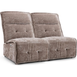 image:imageMCombo 638 inch Wall Hugger Power Reclining Loveseat Sofa with USB amp Type C Ports for Small Spaces Oversized Recliner Sectional Couches for Living Room ALR012SET Cream WhiteBrown