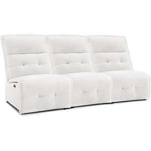 image:imageMCombo 957 inch Wall Hugger Power Recliner Sofa with USB amp Type C Ports for Small Spaces Oversized Recliner Sectional Couches for Living Room ALR013SET Cream WhiteCream White