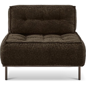 image:imageMCombo Modular Sofa Couch with Removable Cushion Accent Sofa Chair Upholstered for Living Room Apartment Office Ivory Corner SeatChocolate