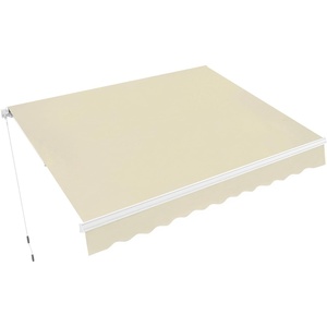 image:imageMCombo Patio Awning 10x8 Feet Sunshade Canopy for Manual Retractable Awnings 4627 Beige 10x8ftBeige