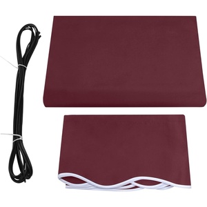image:imageMCombo Patio Awning 111x95 Feet Fabric Replacement Sunshade Canopy for Retractable Awnings 111x95 ft BurgundyBurgundy