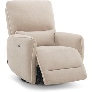 image:imageMCombo Power Swivel Glider Rocker Recliner Chair Electric Swivel Rocker Recliner with USB Charging Ports for Living Room and Nursery Fabric 6922 GreyBeige