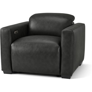 image:imageMCombo Wall Hugger Power Recliner Chair for Adult ST280 Black  256 ExtraWide Recliner Power Headrest Zero Gravity USB A amp C Charge Ports Living Room Breathable Faux LeatherBlack