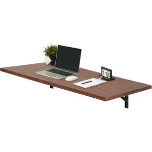 image:imageMCombo Wall Mounted Workbench with Solid Wooden Tabletop for Garage Laundry Folding Worktable for Home Office Washroom AD90Rectangular