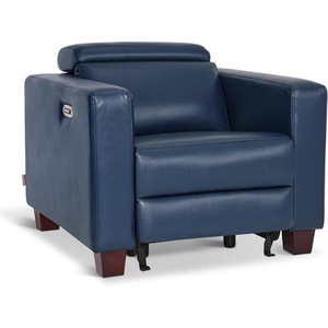 image:imageMCombo Zero Wall Recliner Chair Wall Hugger Power Recliner Chair with Adjustable Headrest High Wood Leg USB amp Type C Dual Charge Ports for Living Room Small Spaces HL128 Textile GreyBlue