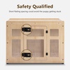 image:imageMCombo Wooden Dog Crate Furniture Pet House End Table Solid Wood Indoor Cage for Small Medium Dogs 1421 Natural