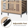 image:imageMCombo Wooden Dog Crate Furniture Pet House End Table Solid Wood Indoor Cage for Small Medium Dogs 1421 Natural