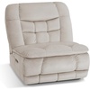 image:imageMCombo Dual Motor Oversized Power Recliner Chair 382 Large Wide Seat Rocker Recliner with LED Lighting USB Ports Perfect for Living Room Office and Home Theater Fabric PR607 BurgundyBeige