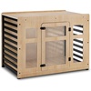 image:imageMCombo Wooden Dog Crate Furniture Pet House End Table Solid Wood Indoor Cage for Small Medium Dogs 1421 Natural