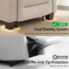 image:imageMCombo Wall Hugger Power Recliner Chair for Small Spaces RV amp Living Room HL164 BeigeBeige