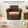 image:imageMCombo Wall Hugger Power Recliner Chair for Small Spaces RV amp Living Room HL164 BeigeDark Brown
