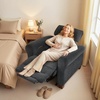 image:imageMCombo Wall Hugger Power Recliner Chair for Small Spaces RV amp Living Room HL164 BeigeDark Grey